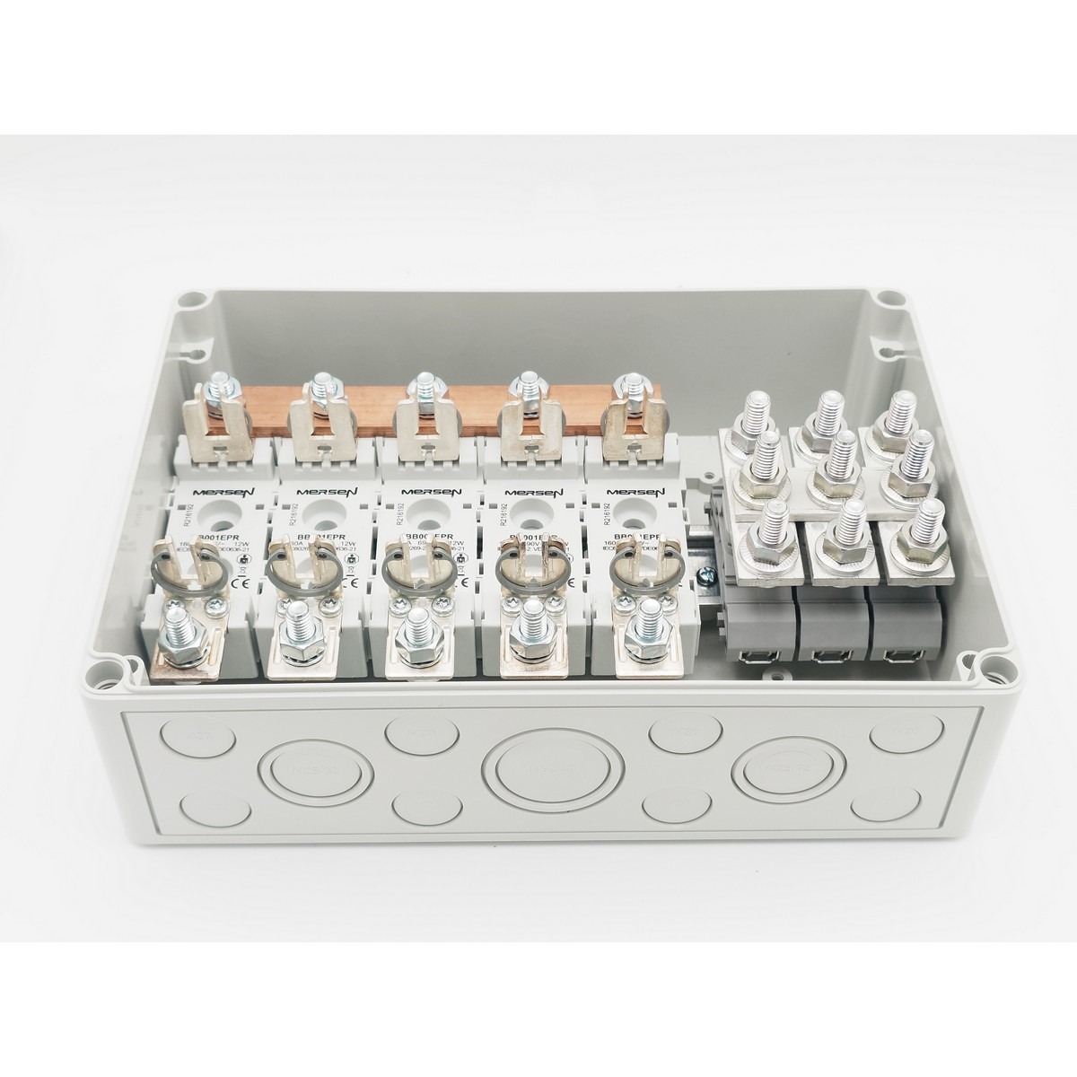 5er DC Sicherungsverteiler NH00 (bis 160A) – Bild 3