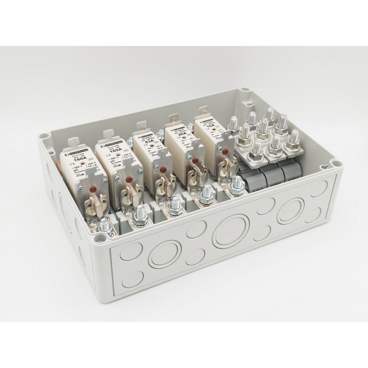 5er DC Sicherungsverteiler NH00 (bis 160A) – Bild 7